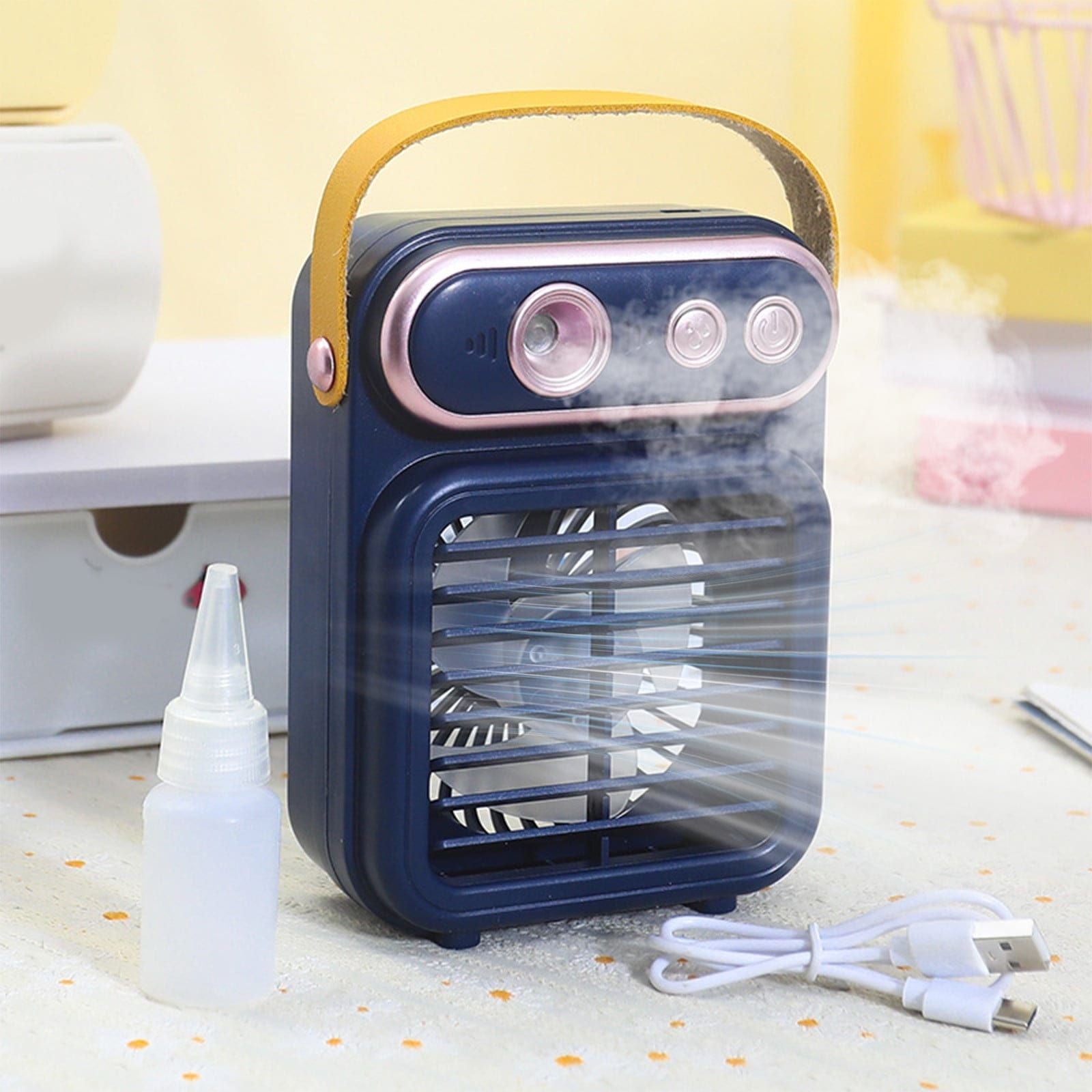 Portable Retro Spray Mini Fan